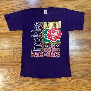 University of Washington UW Purple Washington Huskies Rose Bowl T-Shirt